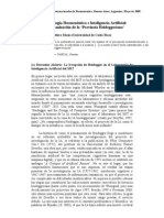 Fenomenología Hermenéutica e Inteligencia Artificial: Otra Urbanización de La Provincia Heideggeriana