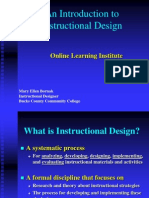 An Introduction To Instructional Design: Online Learning Institute