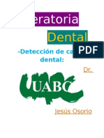 Operatoria: - Detección de Caries Dental