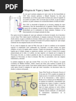 La Máquina de Vapor y James Watt