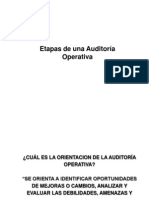 Etapas de Una Auditoria Operativa