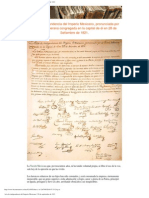 Acta de in Depend en CIA Del Imperio Mexicano - 28 de Septiembre de 1821