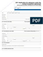 CIMA Application Form Guide