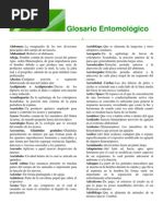 Glosario Entomológico