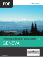 Opalesque Roundtable Series - Geneva 2012