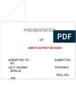 Input Output Devices