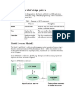 Overview of The MVC Design Pattern