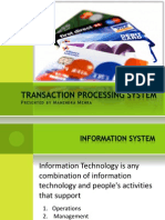 Transaction Processing System by Mahendra Mehra