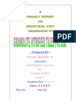 Granolite Vitrified Tiles Pvt. LTD Project Report-Prince Dudhatra