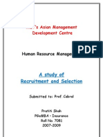 HRM Recruitment and Selection FINAL