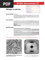 Nitrogen in Cast Iron