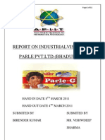 Parle - G Industrial Visit of BIRENDER