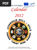 Calendar 2012: Școala Cu Clasele I-VIII Păulești