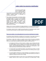 Lo Que Se Debe Saber Sobre Los Anuncios Clasificados de Empleo