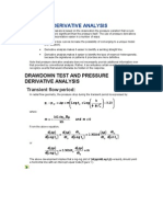 Pressure Derivative Analysis