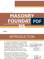 Brick / Masonry Foundatio NS: Click To Edit Master Subtitle Style