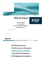 Ipv6 at Cisco: Patrick Grossetete Cisco Systems Cisco Ios Ipv6 Product Manager