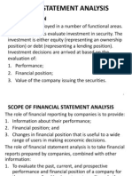 Financial Statement Analysis Second Lecture