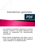 Anestésicos Generales