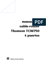 Manual Thomson Tcw750-4 R