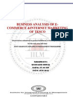 Business Analysis of E-Commerce and Internet Marketing of Tesco