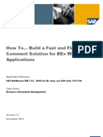 How To Build A Fast and Flexible Comment Solution For BEx Web Applications