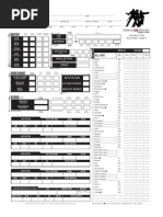 D20 Modern - Charsheet (Urban Arcana)