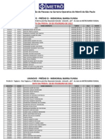 Processo de Movimentação de Pessoas Na Carreira Operativa Do Metrô de São Paulo