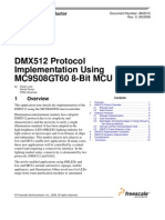 DMX512 Protocol Implementation Using MC9S08GT60 8-Bit MCU: Application Note