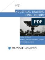 Industrial Training Final Report