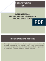 PRICING Strategy