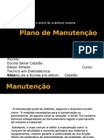 Plano de Manutenção