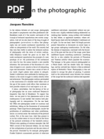 Notes On The Photographic Image Jacques Ranciere