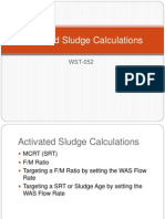 Activated Sludge Calculations