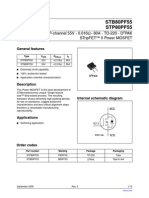 STB80PF55 STP80PF55: P-Channel 55V - 0.016 - 80A - TO-220 - D PAK Stripfet™ Ii Power Mosfet