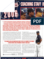 "Yankees Coaching Staff in 2006 Includes Four Ex-Managers" by Dimitri Cavalli in New York Sportscene Magazine (April 2006)