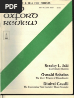 "The Commission That Couldn't Straight" (New Oxford Review) by Dimitri Cavalli