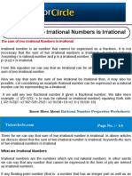 The Sum of Two Irrational Numbers Is Irrational