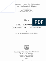 (Math) - The Axioms of Descriptive Geometry (Whitehead)