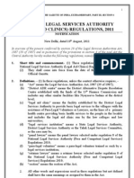 Nalsa Legal Aid Clinics Regulations, 2011