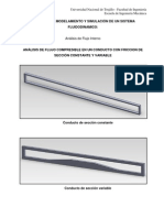 Flujo Compresible en Conductos Con Friccion de Seccion Constante y Variable