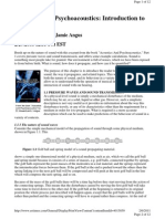 Acoustics and Psychoacoustics - Introduction To Sound - Part 1