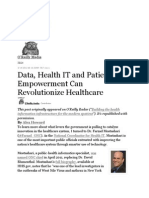 How Health IT Is Revolutionizing Healthcare From Dr. Farzad Mostashari