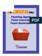 Delta Foam Generator, Foaming Agent Brochures