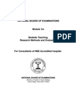 CMEmodlueforconsulatants NBEBedside Teaching