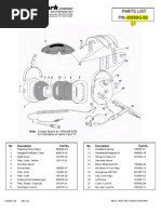 P/N 40699G-09 Parts List: Description No. Part No. Description No. Part No