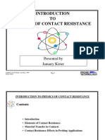 Physics of Contact Resistance