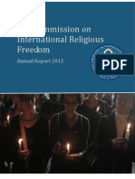 Annual Report of USCIRF 2012