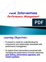 HRM Interventions Performance Management