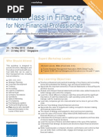 Finance For Non-Finance Brochure